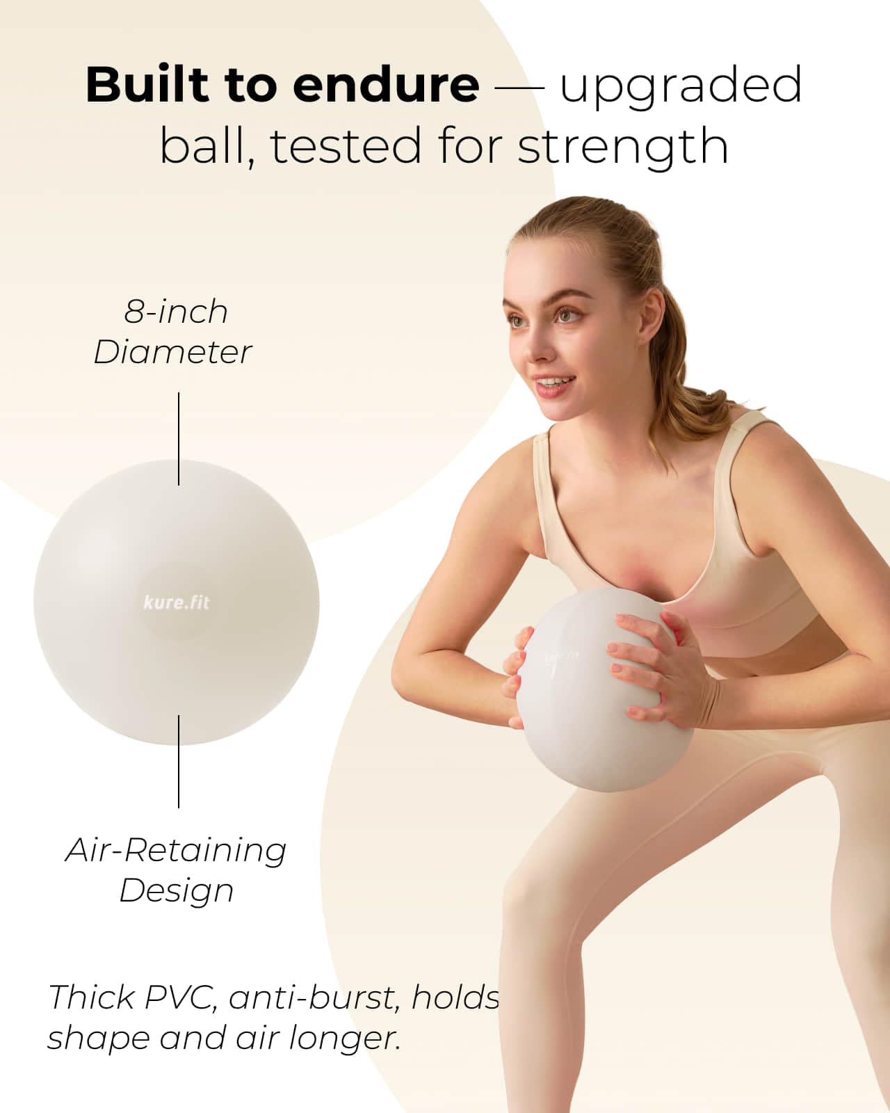 kure.fit Pilates Kit | Home Pilates Equipment | Workout Accessories & Guide