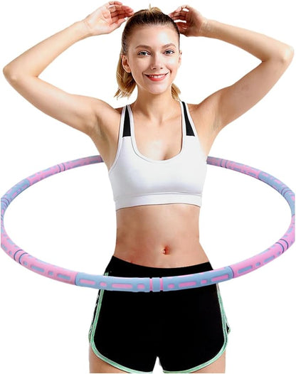 Yoga Set 4 in 1 Yoga Equipment Set. Anti-Burst and Slip Resistant Yoga Ball. Leg Stretcher Strap for Pilates. Free Weight Hula Hoop for Workout. Figure 8 Fitness Resistance Band