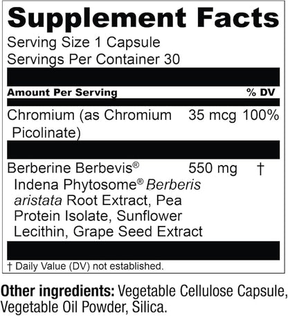Live Conscious Berberine Phytosome - Advanced & Bioavailable Berberine Formula, Optimal Energy, Metabolic Health & Weight Management - 30 Servings
