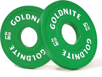 Change Plates Set 1.25LB 2.5LB 5LB Set Fractional Weight Plate Olympic Bumper Plates for Cross Training Steel Insert Strength Training Weight Plates