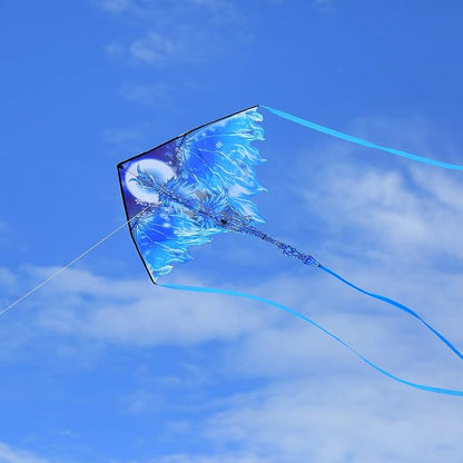 Mint's Colorful Life Kite Set for Kids and Adults, Easy to Fly Butterfly Delta Airplane Dragon Octopus Kite, Large Beach Kites Kits with 300ft String, Best for Gifts & Family Outings