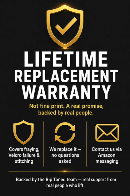 Rip Toned Wrist Wraps for Weightlifting - USPA & USAPL Approved - Stiff or Flex - 18" Gym Wrist