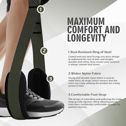 LEEKEY Resistance Bands, Exercise Bands with Handles,Pull Up Assist Bands - Bands for Working Out,Band for Men and Women Fitness Training, Physical Therapy,Home Workouts