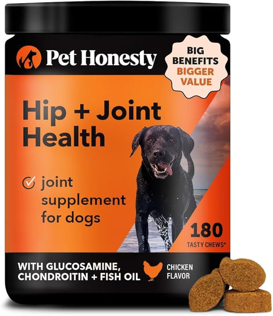 Hip & Joint Health - Glucosamine for Dogs Soft Chews, Joint Supplement for Dogs with Glucosamine