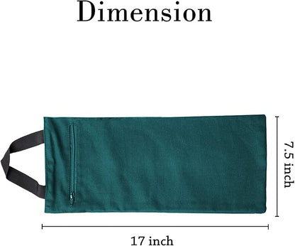 Yoga Sand Bag, Cotton Unfilled for Yogas, Weights & Resistance Training, Portable Weightlifting Sandbag