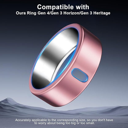 5 Pack Cover Compatible with Oura Ring Gen 4/Oura Ring Gen 3 Horizon/Heritage, Surport Charging with Cover on, Anti-Scratch TPU Protector for Oura Rings Accessories Women Men (Size 11)