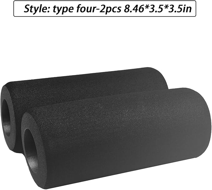 Foot Foam Pads Rollers Replacement(8.46 * 3.5 * 3.5in),Padding for Inversion Table, Workout Bench, Sits Ups Replacement Parts, Home Gym Accesories