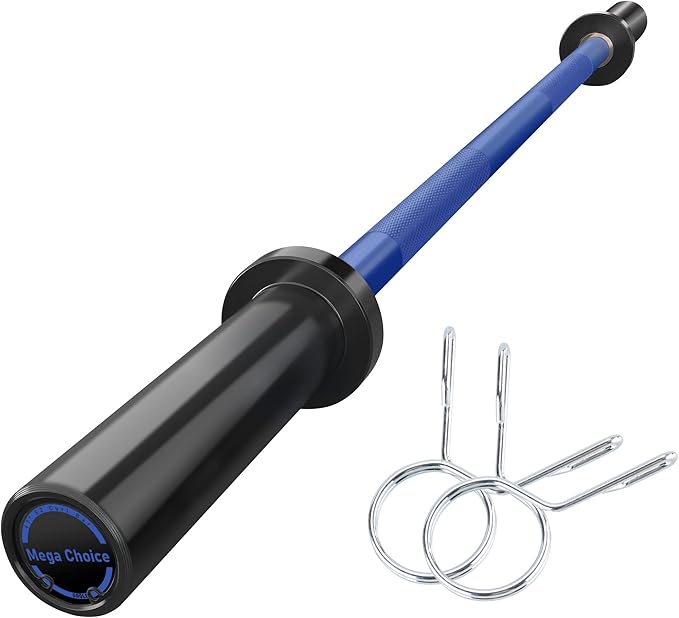 Barbell Bar for Weightlifting - 7FT Heavy Duty (1500LB/700LB), 4FT Short (500LB), 47" EZ Curl Bar - Fits 2" Standard Plates - Home Gym Strength Training