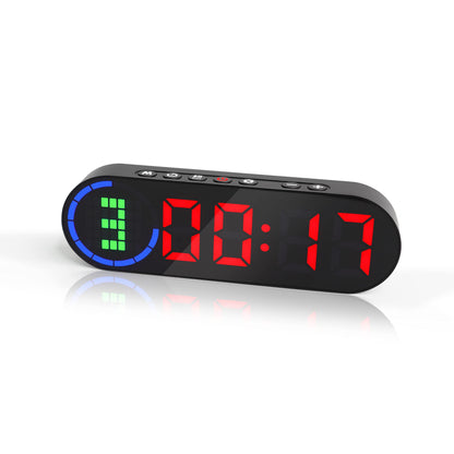 LUCORB Portable Gym Timer for Home Gym Interval Timer for Workout with Time Progress Bar/Rounds