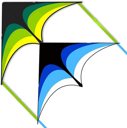 Mint's Colorful Life Delta Kite for Kids & Adults, Extremely Easy to Fly Kite, Best Kites for