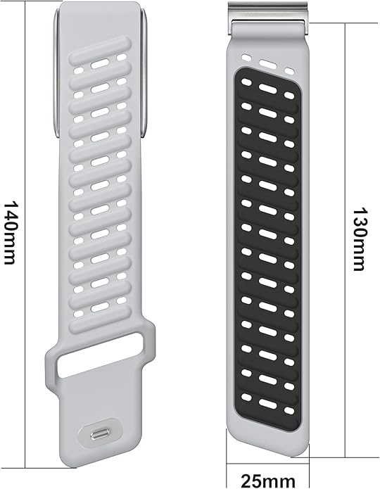 VeveXiao Rugged Comfort Silicone Wristband Compatible with WHOOP 5 | Whoop MG Band, Durable Soft Silicone Sports Loop Replacement Bands for Men Women with Metal Frame Connector