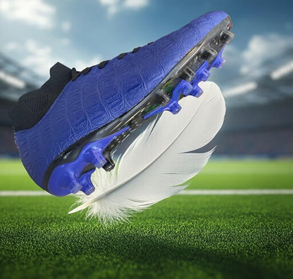 Soccer Cleats High-Top Outdoor Non-Slip Football Shoes Protection Lightweight for Firm Ground Training Breathable Fit (Size 6-13)