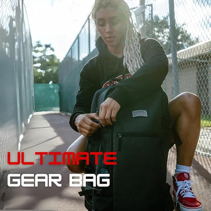 Superare Gear Bags - Gym Duffle Bag, Backpack, Tote Bag for MMA, Athletic Gym Boxing Bag - Enorme, Carico, Diario, Sporta