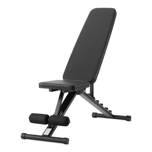 Amazon Basics Adjustable Workout Weight Bench Press, Foldable for Home Gym, Supports up to 660