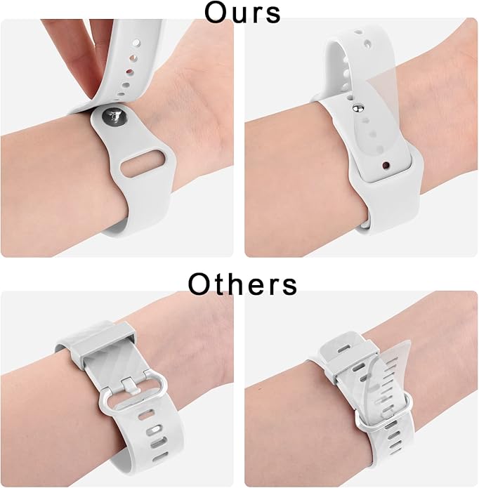 Amzpas Silicone Band for Coros PACE 2/ APEX 42mm/ APEX 2, 20mm Quick-Release Replacement Wristband Sport Strap for Men Women