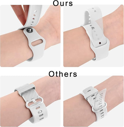 Amzpas Silicone Band for Coros PACE 2/ APEX 42mm/ APEX 2, 20mm Quick-Release Replacement Wristband Sport Strap for Men Women