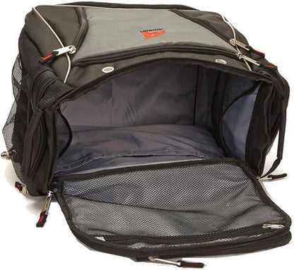 Athalon Heated Ski/Snowboard Boot Bag, Stores Gear Including Helmet, Goggles & Gloves, 12V Power, Grey & Black