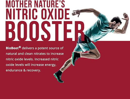 BioBeet® Beet Juice (Black Cherry Flavor) Max Strength 20x High Concentration than Beet Root Powder ??Organic, Cold-Pressed, USA Grown, Raw Form ??Nitric Oxide, Circulation Support (50 Servings)