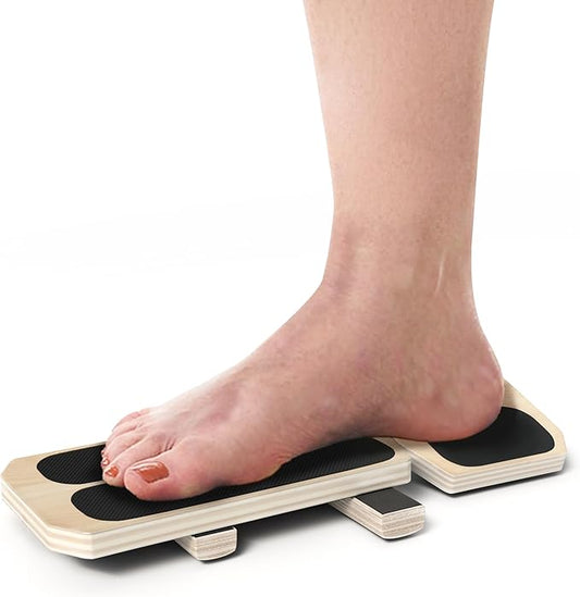 Ankle Strengthener & Balance Board Trainer - Stability Exercises Equipment for Sprained Ankle Recovery, Plantar Fasciitis Relief & Posture Correction | Foot Stretcher for Athletes, Physical Therapy & Rehabilitation