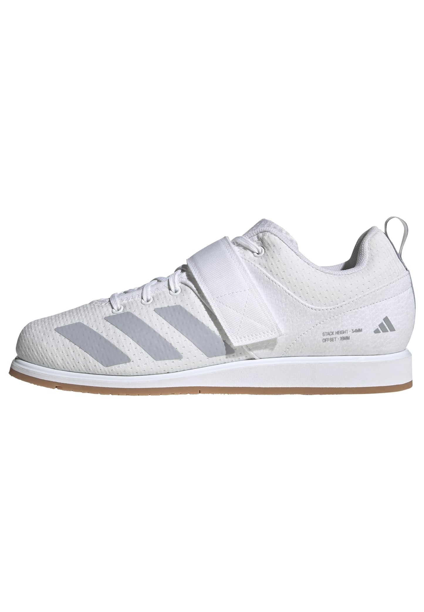 adidas Unisex-Adult Powerlift 5 Weightlifting, White/Halo Silver/Black, 9