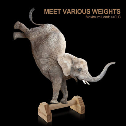 Push-up Stand, 2 PCS Wood Pushup Bars Non-Slip Base Exercise Home Workout Equipment, 30CM Wooden
