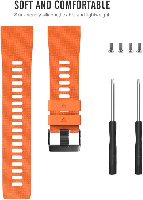 Compatible with Garmin Forerunner 35 Band,Solf Silicone Replacement Bands for Garmin Forerunner 35 Watch