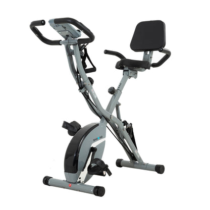 BARWING Stationary Exercise Bike for Home Workout, 5 IN 1 Foldable Indoor Cycling Bike for Seniors