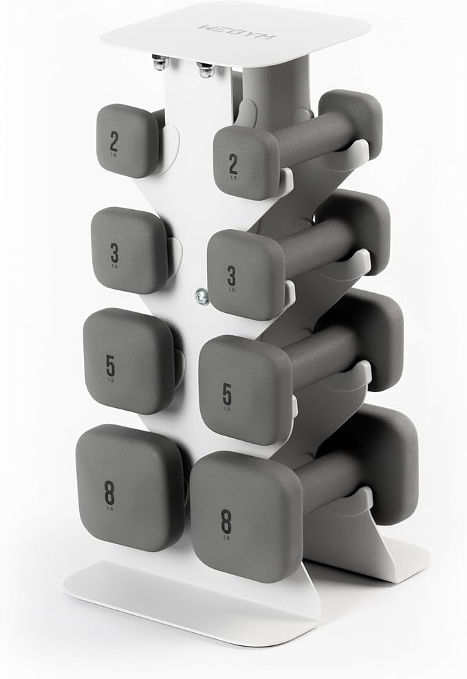 SafeGrip Dumbbells, Anti-Slip, Anti-Roll, Thick Handles, Free Weights, Square Dumbbells for Secure Workouts at Home, Weightlifting, and Personal Training