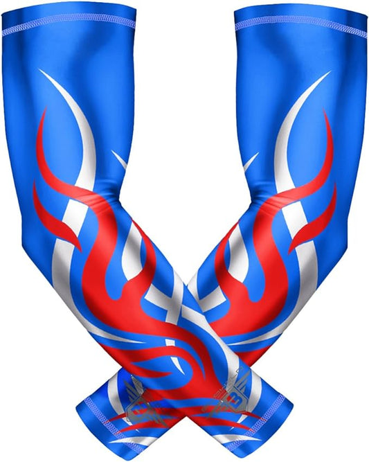 Bucwild Sports Baseball Arm Sleeve - Youth & Adult 1 Pair - Football Basketball Cycling Tennis