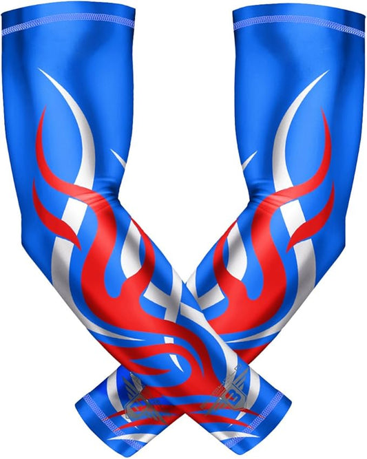 Bucwild Sports Baseball Arm Sleeve - Youth & Adult 1 Pair - Football Basketball Cycling Tennis