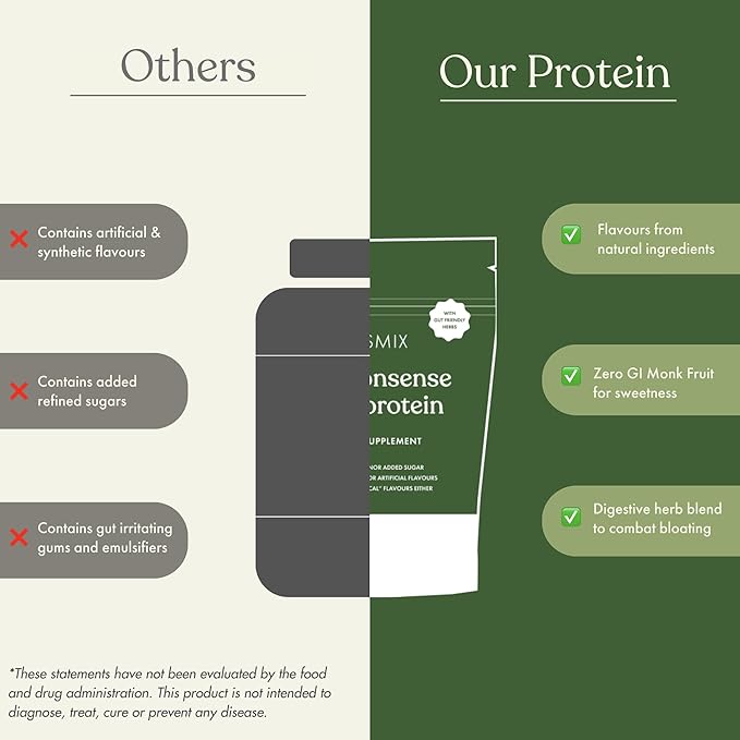 No Nonsense Plant Protein | Organic Brown Rice & Pea Isolate | Easy Digestion | 24G Protein/Serving | Gluten & Lactose Free | (Chikmagalur Mocha, 500g)