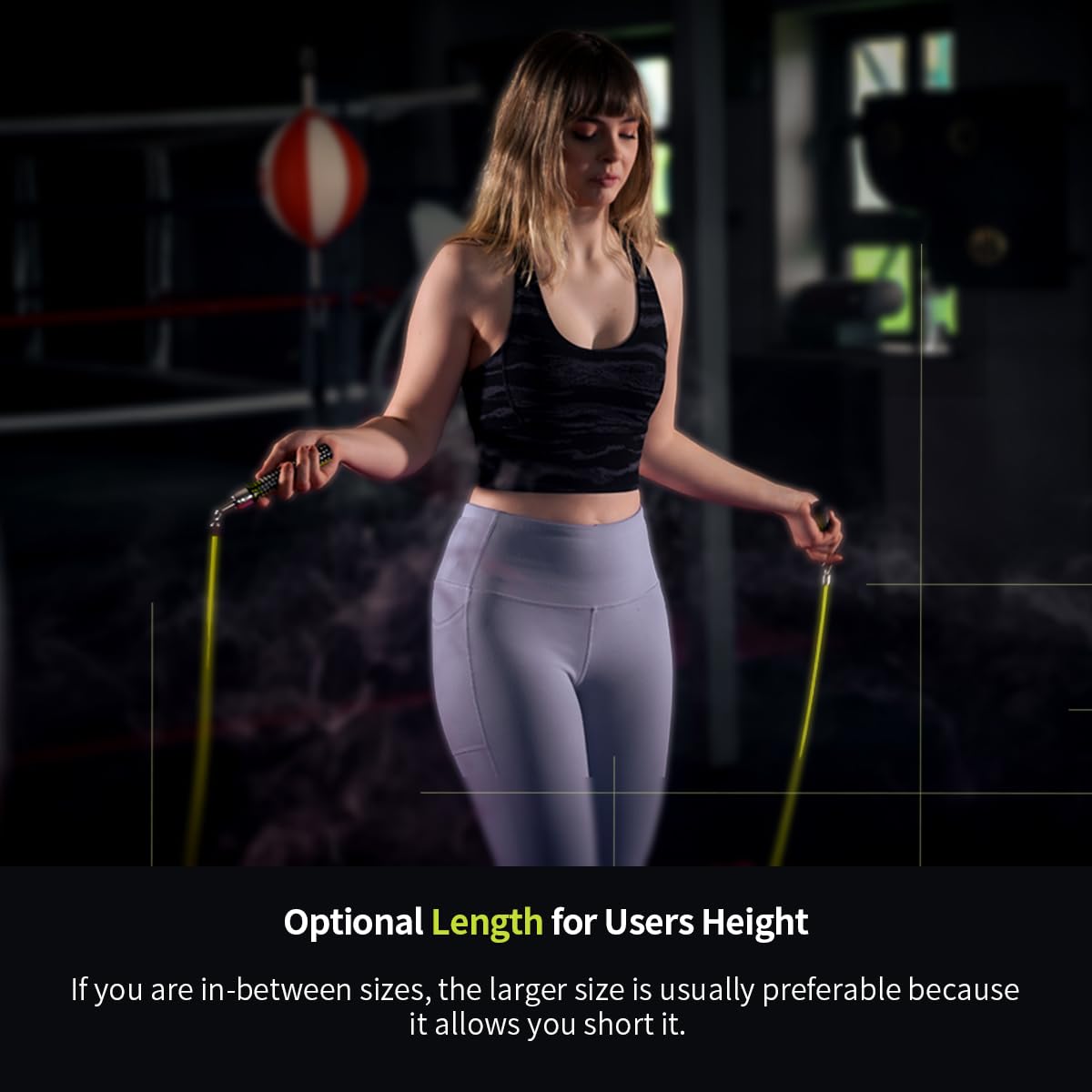 HEREROPE 1/4LB Weighted Jump Rope for Speed, Cardio, Boxing & Workout, Skipping Rope with