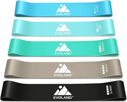 Resistance Bands Set, Workout Bands with Handles, Door Anchor, Ankle Straps and Carry Bag, Exercise Bands for Shape Body and Home Workouts