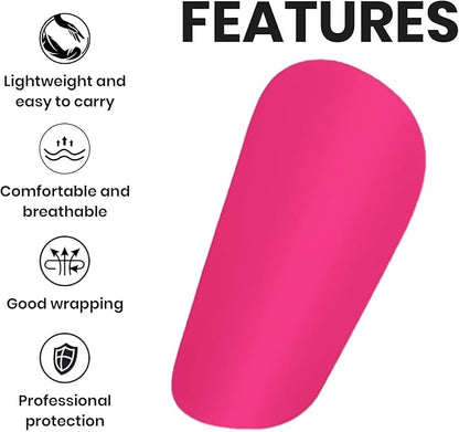 2 Pairs Mini Shin Guards Youth Soccer Tiny Shin Protective Pads Small Shin Guards Miniature Shin Pads Professional Protection for Soccer Players Kids Teenagers