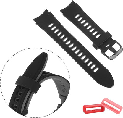 8 Pack Smart Watch Band Fixing Rings, Multi-Color Silicone Magicband Holder Locks Clips Strap Holder Watch Band Strap Replacement Accessories