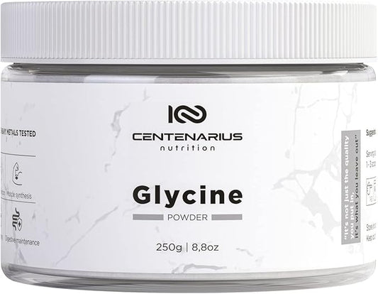 Glycine Powder 250g | Non-Essential Amino Acids Supplement for Post Workout Muscle Recovery