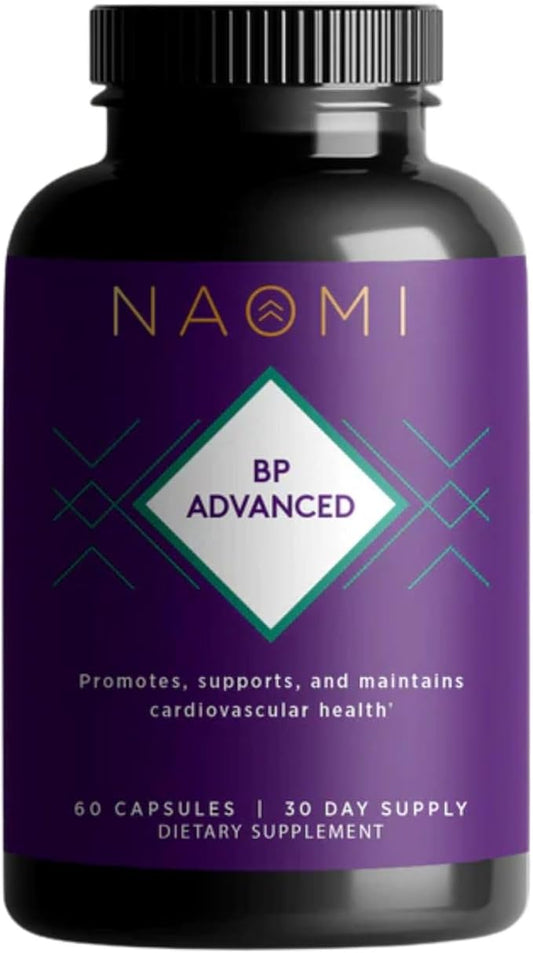 NAOMI BP Advanced, Potent Ingredients for Blood Flow and Circulation, Endothelial Function