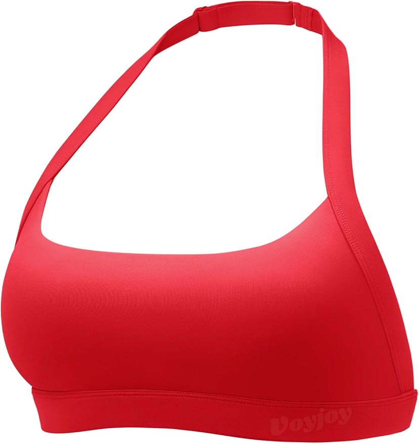 VOYJOY Sports Bras for Women Basic Wireless Bra Crop Workout Yoga Bra Sexy Tank Top