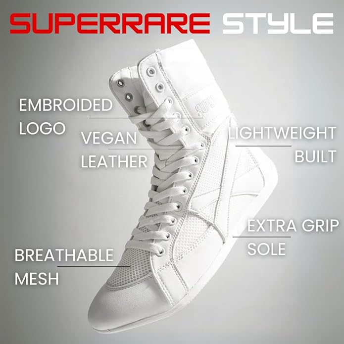 Superare Boxing Shoes ??MMA Kick Boxing Pro Fighting Boots and Training Workout Shoes for Men and Women