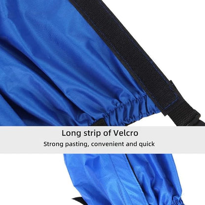 Waterproof Hiking Gaiters,Snow Boot Gaiters with Rubber Foot Strap,Lightweight and Adjustable,for Men and Women Hiking,Skiing,Mountaineering,Walking,etc.
