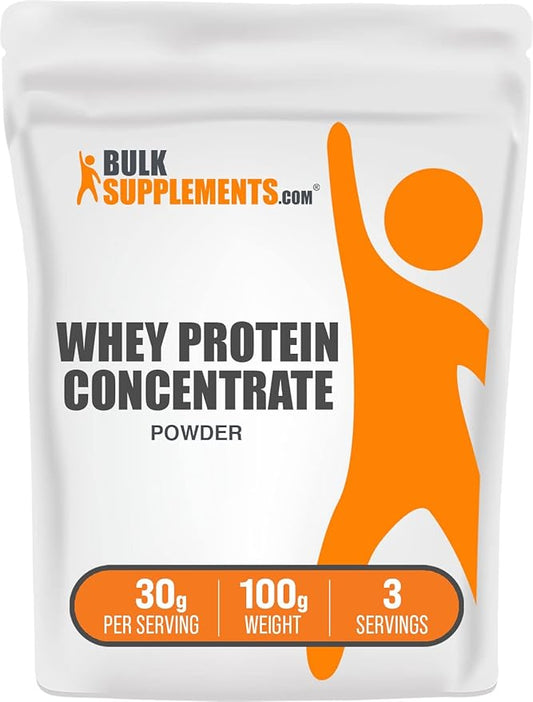BulkSupplements.com Whey Protein Concentrate Powder - Whey Protein Powder Supplement, Unsweetened
