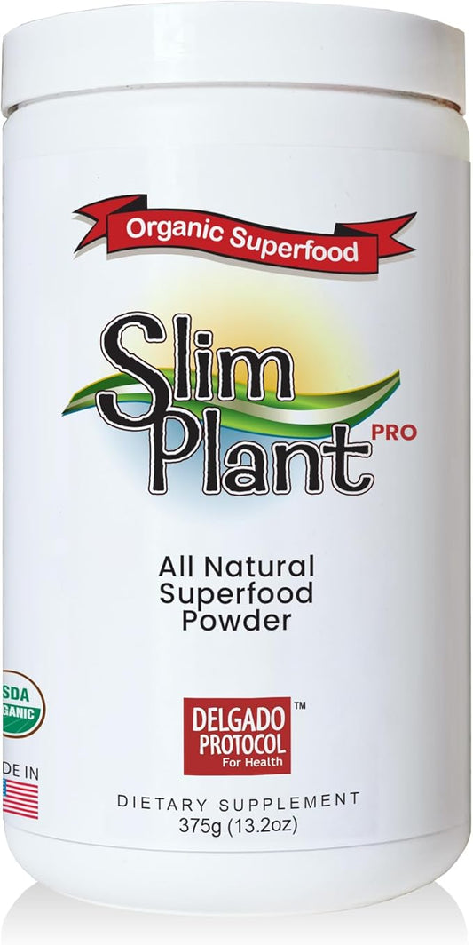 SlimPlant Pro - All Natural Superfood Protein Powder w/ 35 Vitamins, Minerals, and Whole
