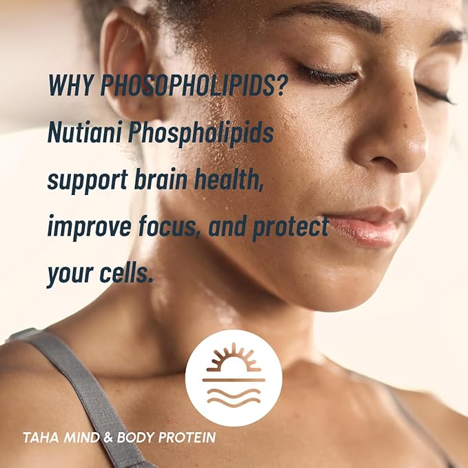 Taha Health & Nutrition Mind + Body Protein Blend ??German Chocolate | 25g Protein from Whey & Collagen + 400mg Milk Phospholipids | Grass-Fed, Free-Range New Zealand Dairy | 2LB