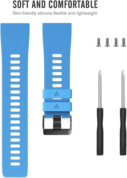 Compatible with Garmin Forerunner 35 Band,Solf Silicone Replacement Bands for Garmin Forerunner 35 Watch