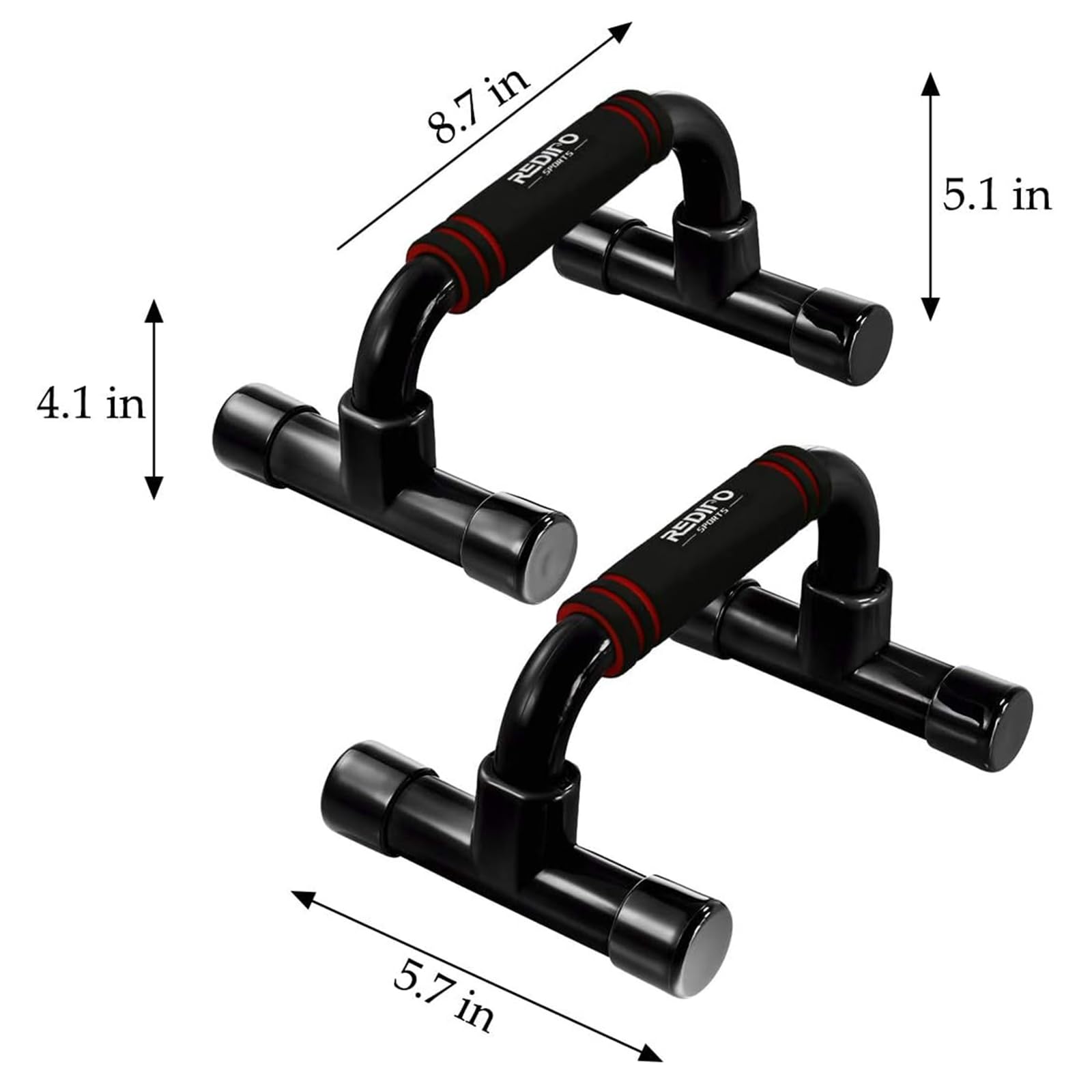 Push Up Bars Strength Training - Workout Stands With Ergonomic Push-up Bracket Board with Anti-Slip