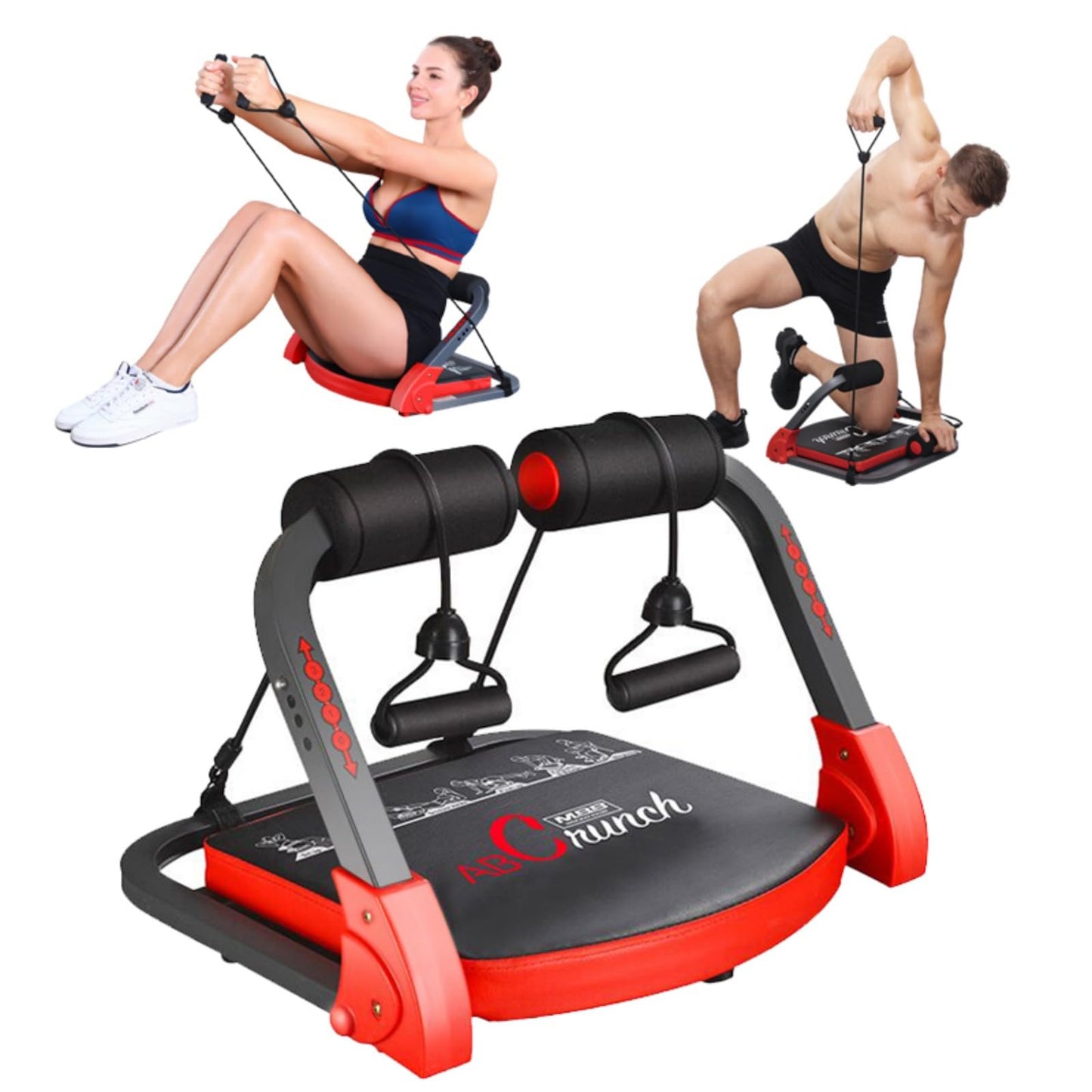 Ab Machine Ab Workout Equipment Sit Up Machine & Exercise Equipment Ab Crunch Machine for Stomach