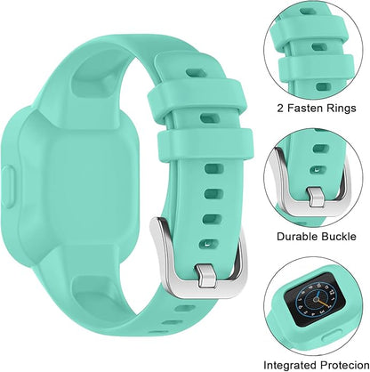 Meliya Silicone Band for Garmin Vivofit Jr 3 Bands, Soft Silicone Replacement Wristband Adjustable Sport Straps for Garmin Vivofit jr. 3