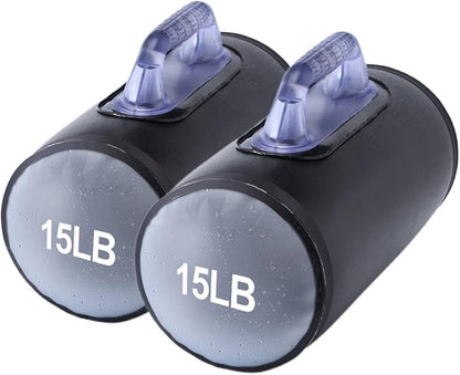 Water Dumbbells, Water Filled Training Dumbbells, Travel Weights Set, Adjustable Weights to 4-30 Lbs/Pair, Portable Gym for Strength Training, Fitness and Shaping