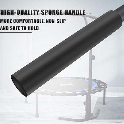 Newan 40"-48" Silent Mini Trampoline Fitness Trampoline Bungee Rebounder Jumping Cardio Trainer Workout for Adults-Max Limit 330lbs