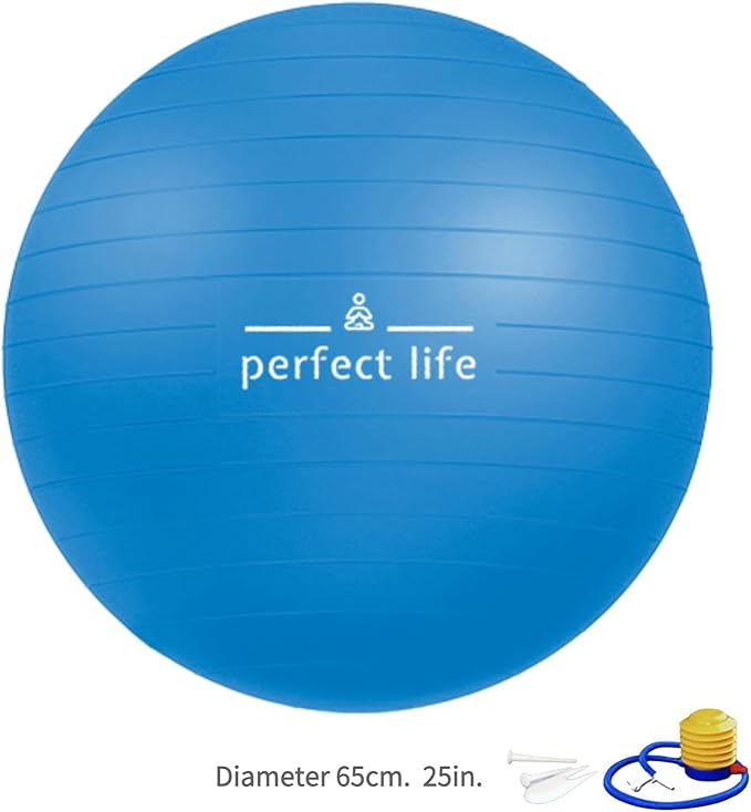 Yoga Set 4 in 1 Yoga Equipment Set. Anti-Burst and Slip Resistant Yoga Ball. Leg Stretcher Strap for Pilates. Free Weight Hula Hoop for Workout. Figure 8 Fitness Resistance Band